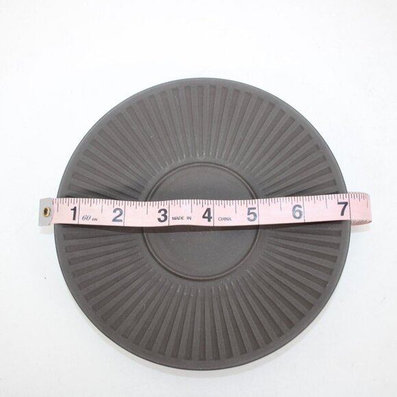 Dansk Flamestone Brown Crenellated 6 3/8" Saucer - Picture 9 of 10